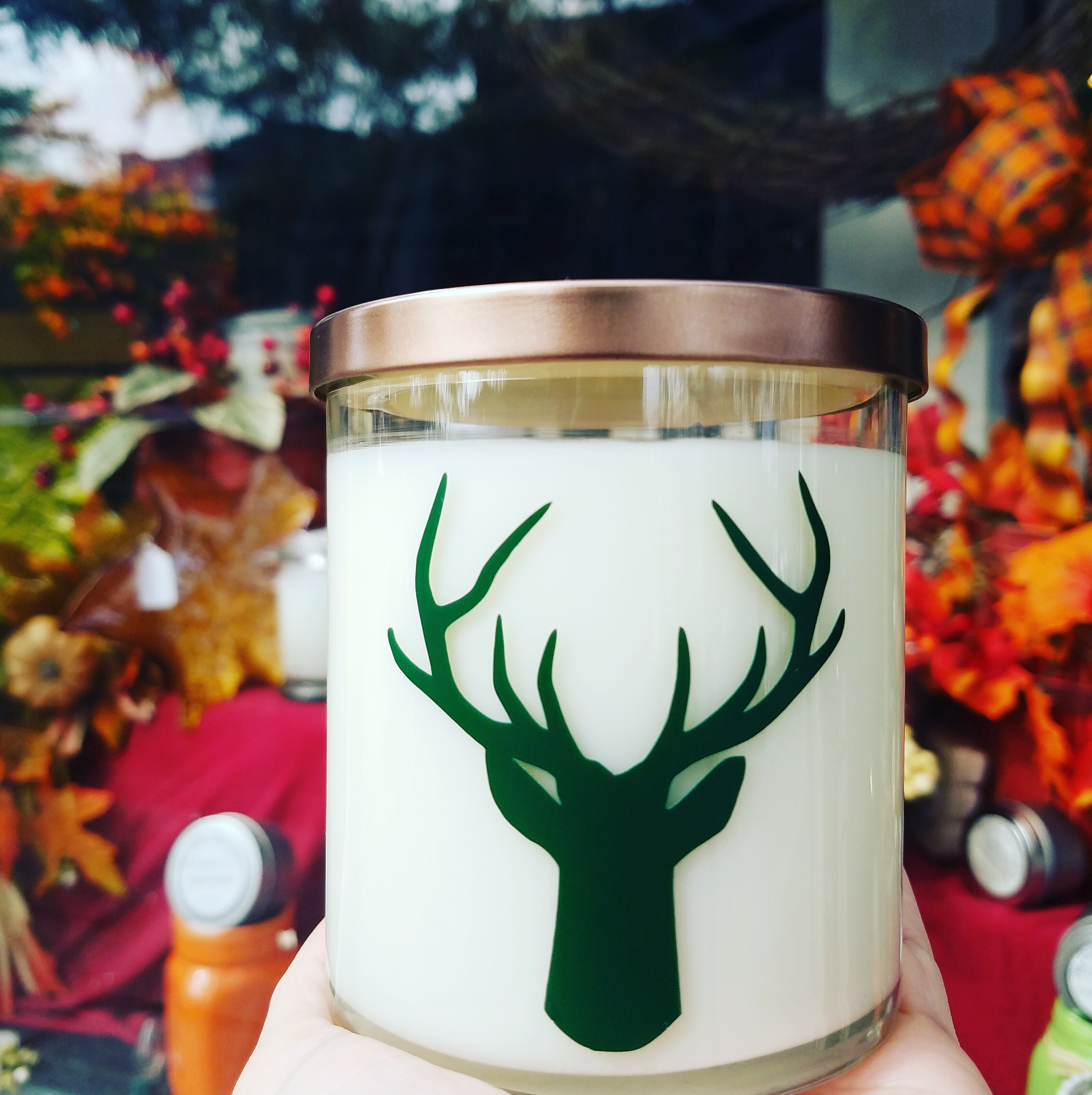 Green deer- Hello Autumn!