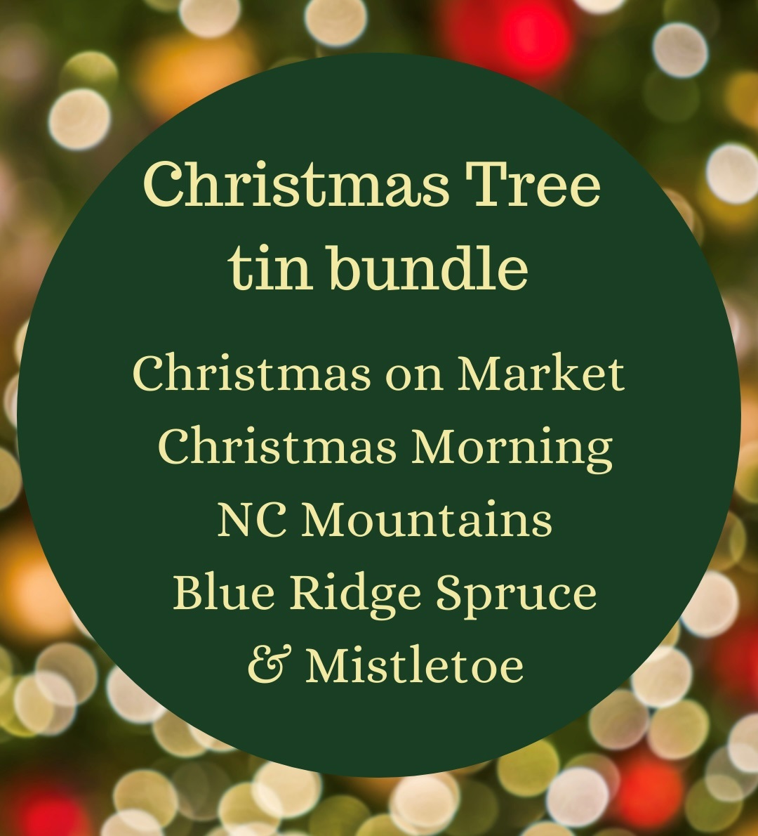 Christmas Tree 5 tin bundle