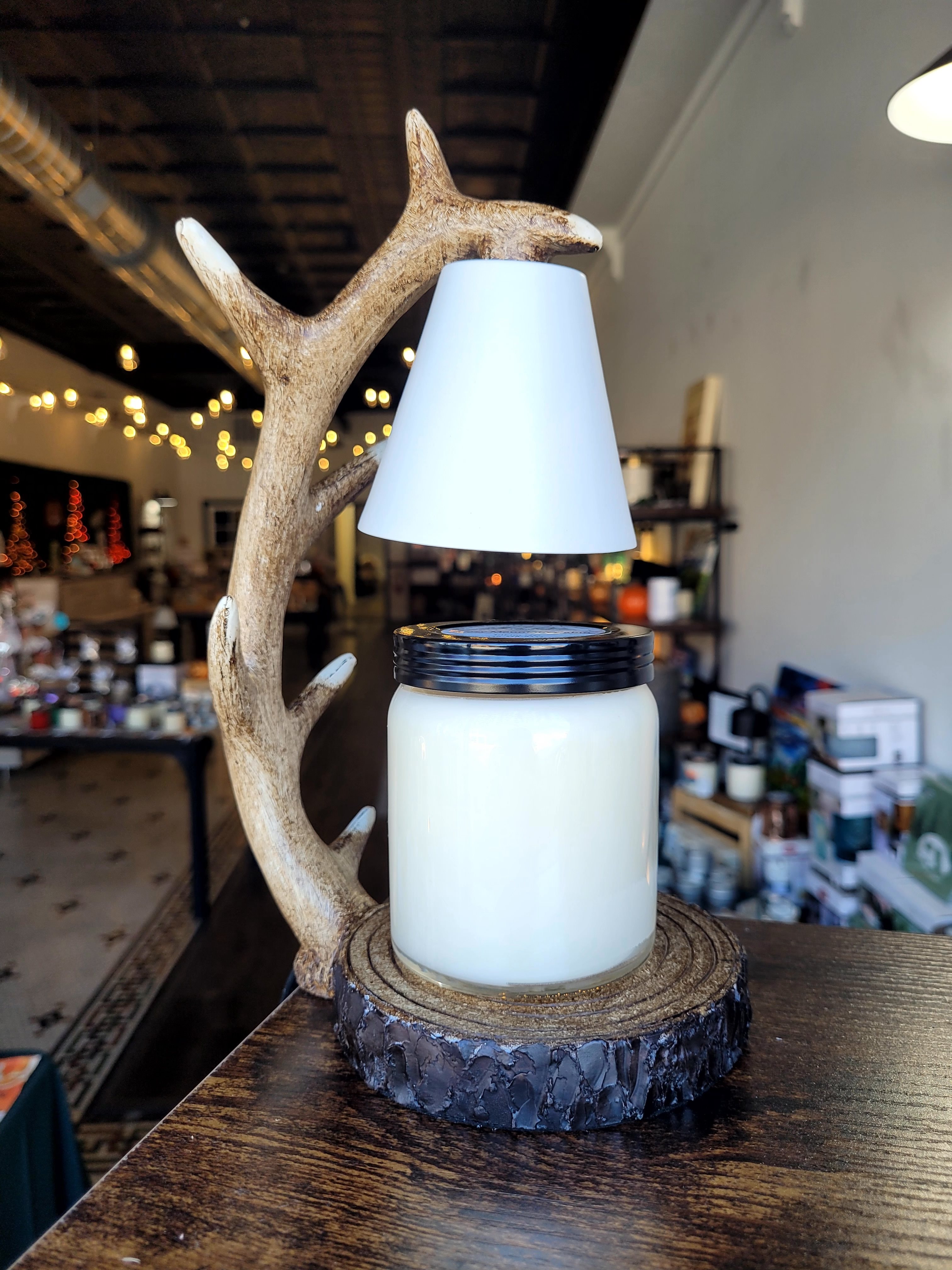 Antler Candle Lamp