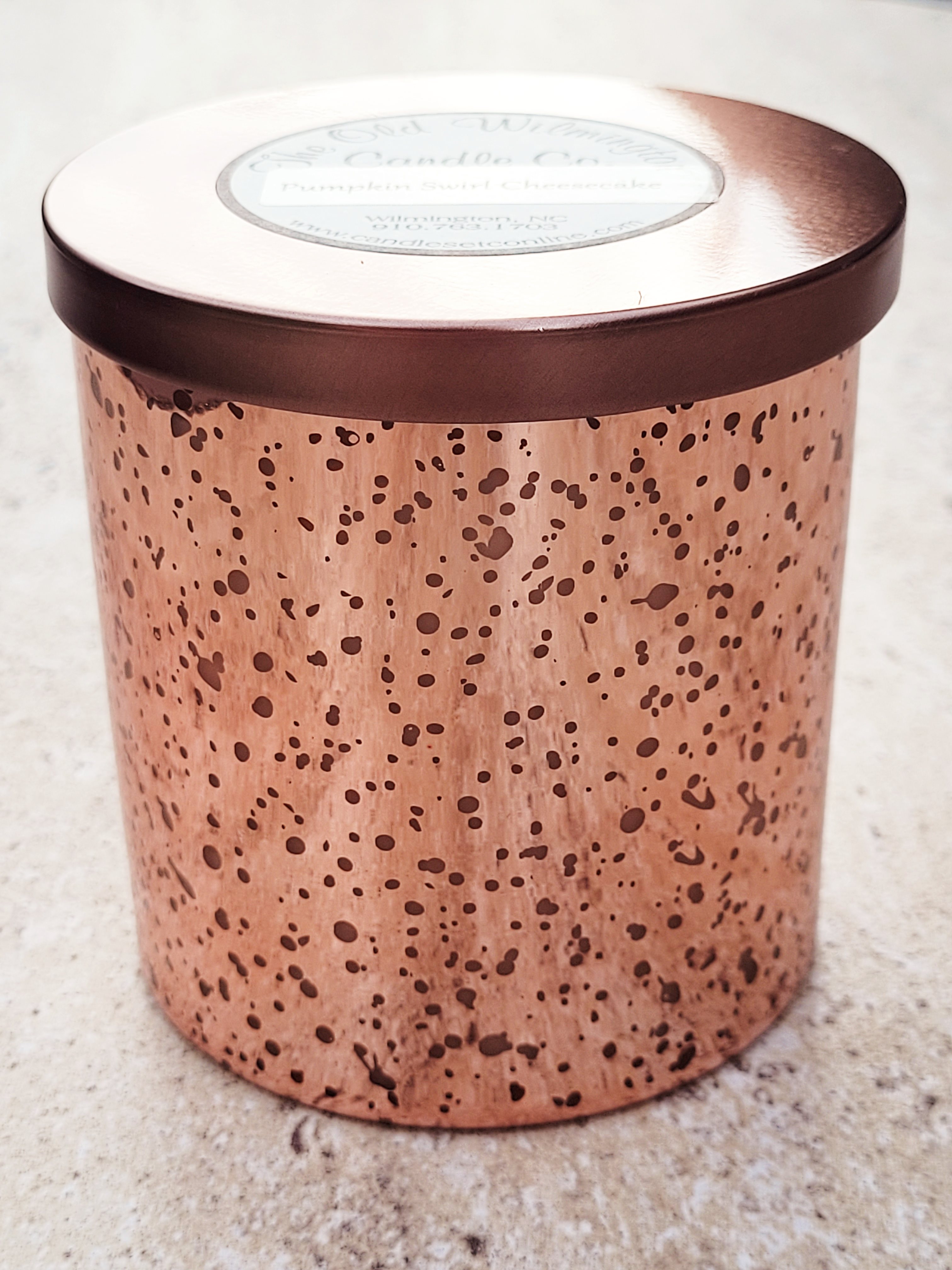 Copper mercury candle