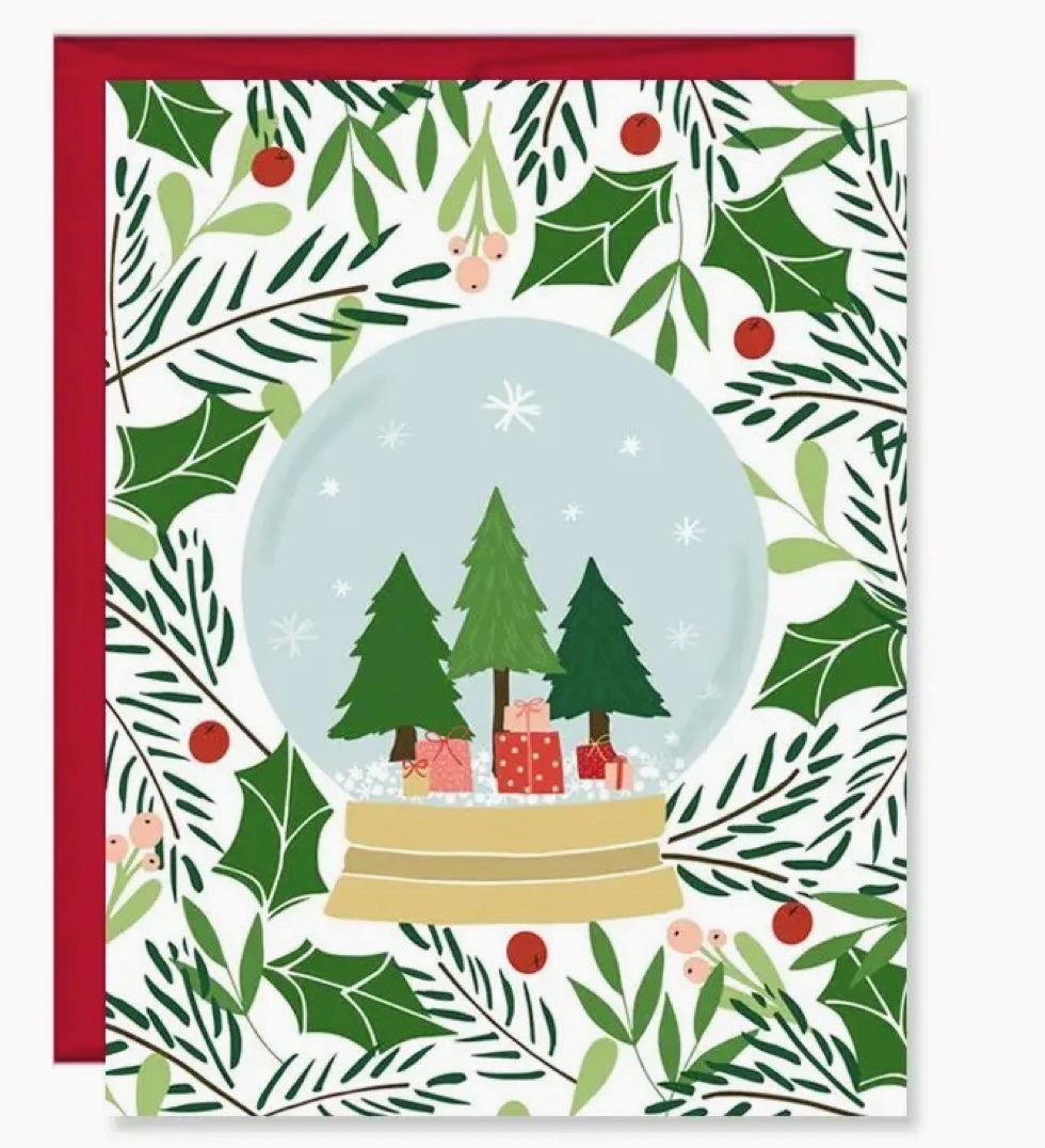  Card- Snow Globe Christmas