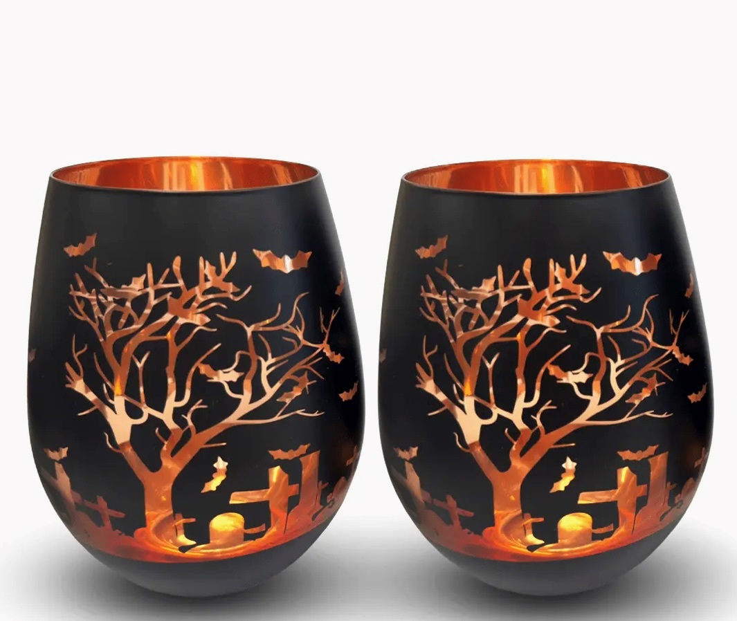 Halloween Wine glass