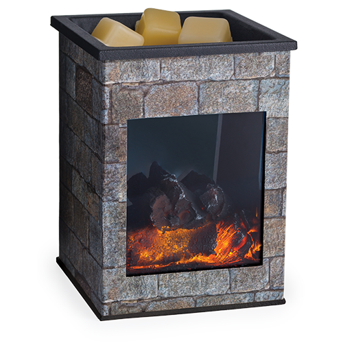 Fireplace wax melter