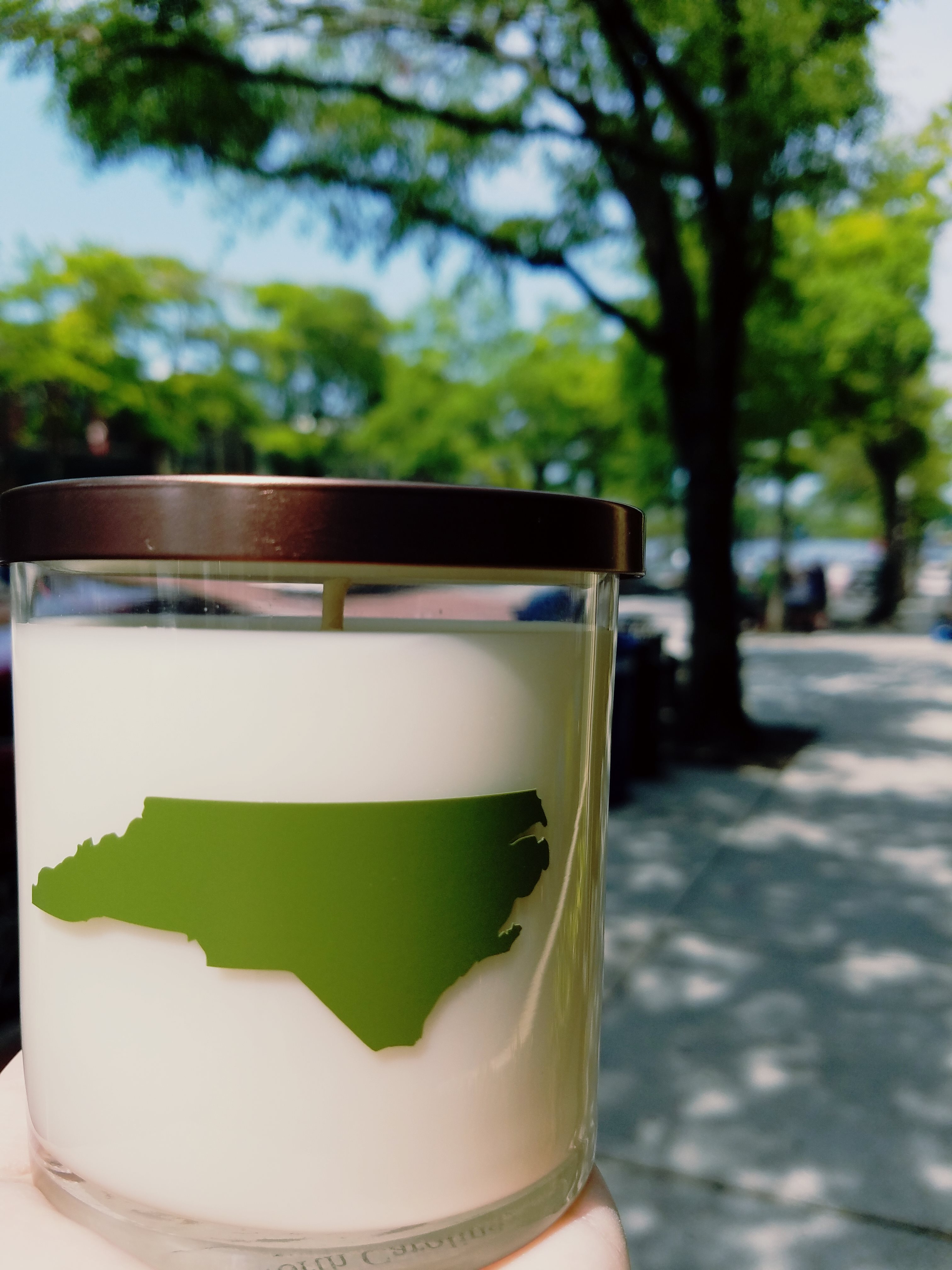 NC jar Carolina Sunsets olive