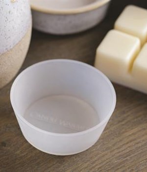 Wax melter large silicone pop-out dish