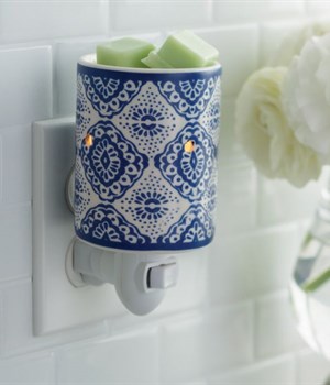 Indigo ceramic wax melter