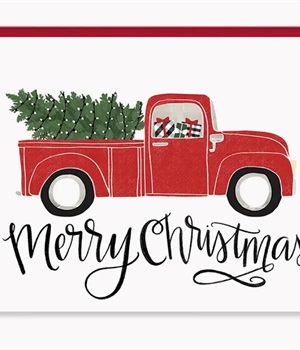  Card- Christmas Red Truck