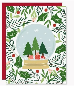  Card- Snow Globe Christmas