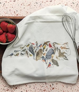 NC Birds Tea Towel