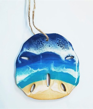 Sand Dollar resin ornament