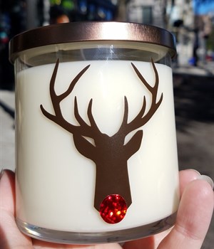Rudolph candle