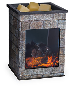 Fireplace wax melter