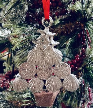 Pewter Seashell Tree